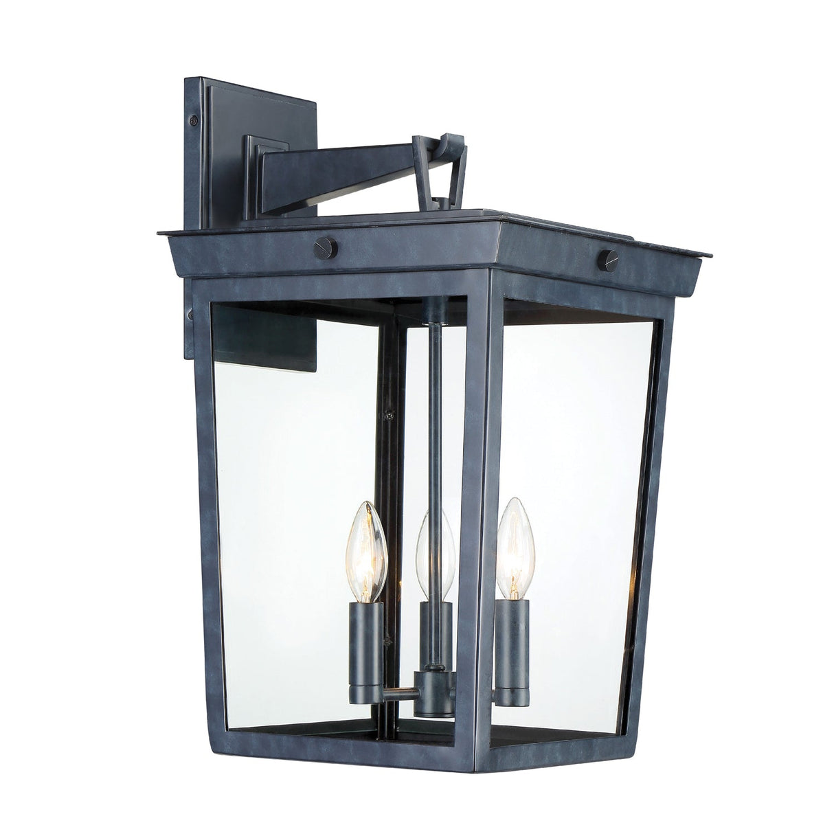 Belmont 3 Light Graphite Outdoor Sconce BEL-A8063-GE