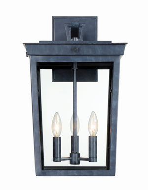 Belmont 3 Light Graphite Outdoor Sconce BEL-A8063-GE