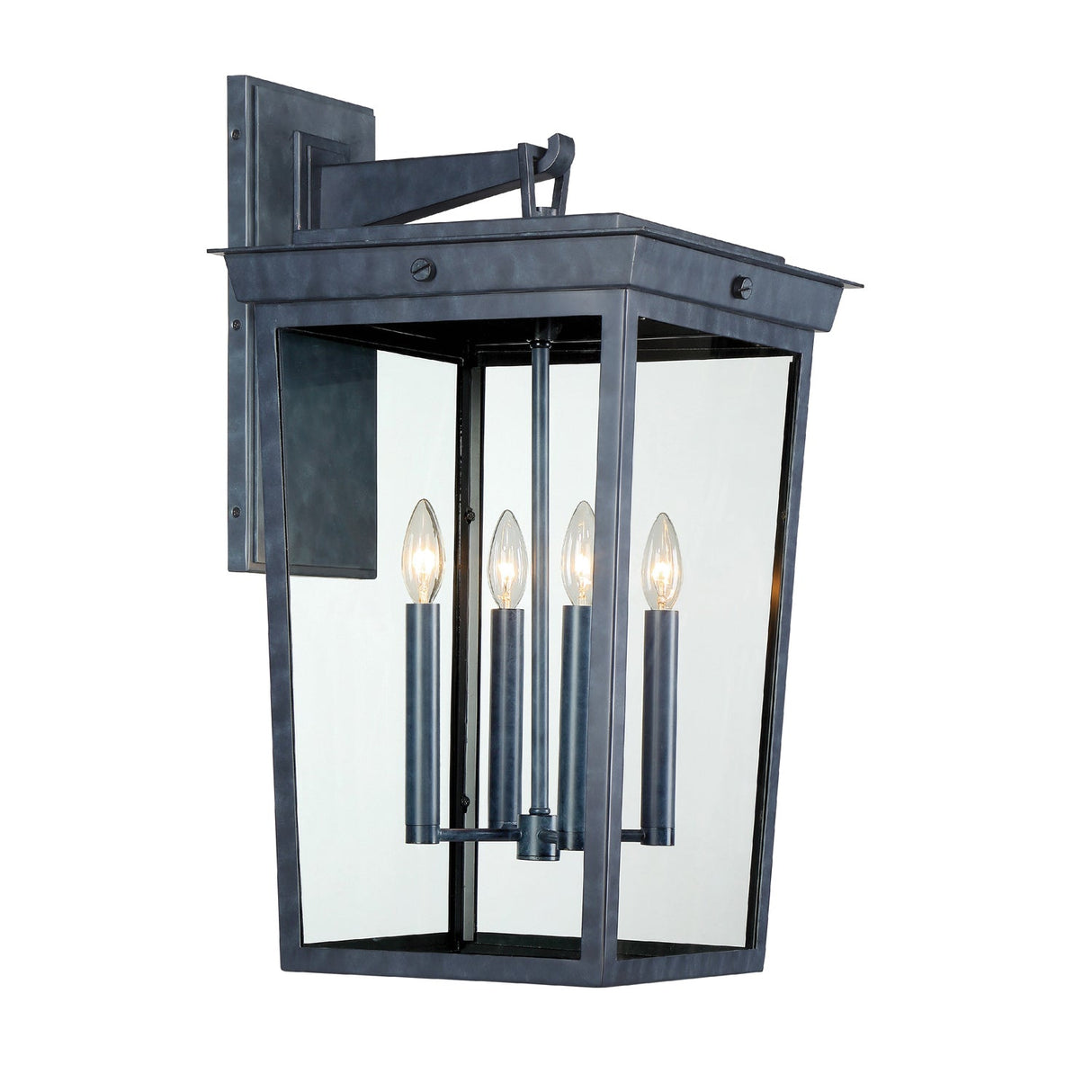 Belmont 4 Light Graphite Outdoor Sconce BEL-A8064-GE