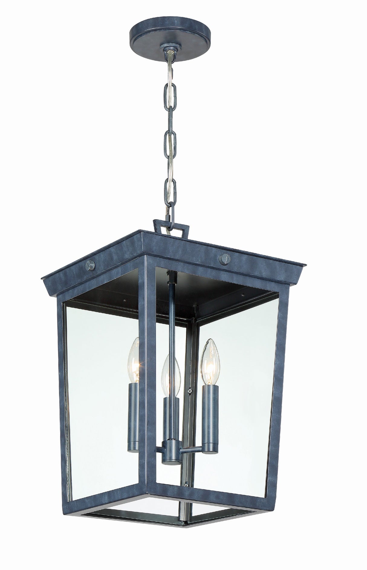 Belmont 3 Light Graphite Outdoor Pendant BEL-A8065-GE