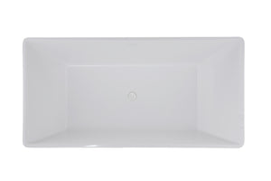 Hydro Systems BEL6032HTO-WHI BELLEVUE 6032 METRO TUB ONLY-WHITE