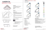 Americh BM0321TA2-BI Bermuda III 5959 - Tub Only / Airbath 2 - Biscuit