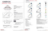 Americh BM0117TA2-BI Bermuda I 5959 - Tub Only / Airbath 2 - Biscuit