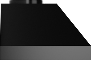 Vent-A-Hood BH246SLD BC 46.375" 600 CFM Wall Mount Liner Insert with Magic Lung Blower, Black Carbide