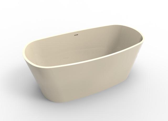 Hydro Systems BIS6431HTO-BIS BISCAYNE 6431 METRO TUB ONLY-BISCUIT