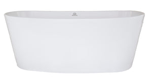 Hydro Systems BIS6431HTO-WHI BISCAYNE 6431 METRO TUB ONLY-WHITE