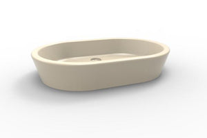 Hydro Systems ELL2215SSS-WHI ELLIPSE 22X15 SOLID SURFACE SINK - WHITE