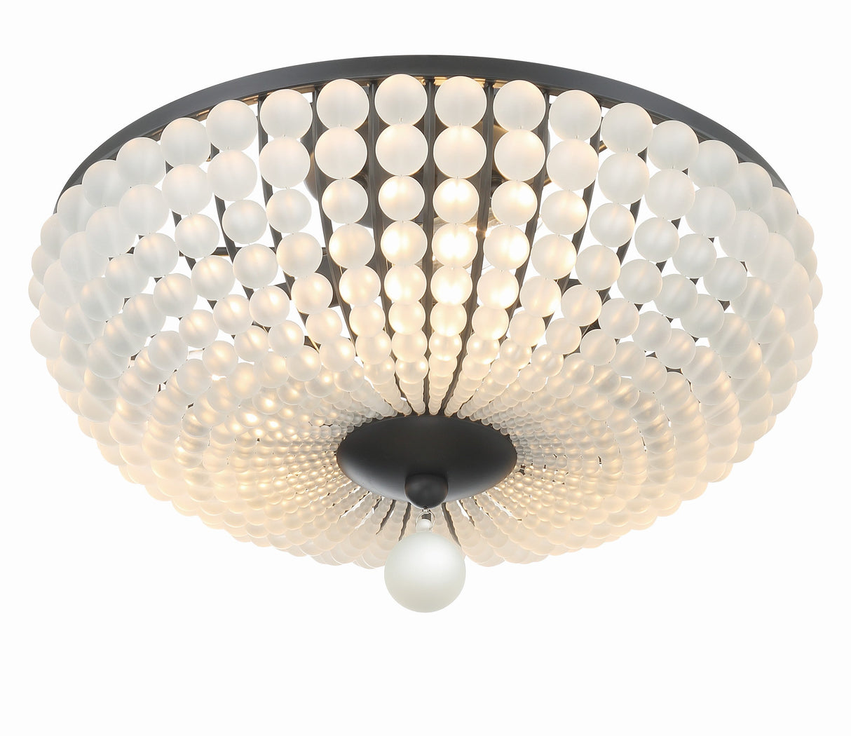 Bella 3 Light Antique Gold Semi Flush Mount BLA-10660-GA