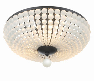 Bella 3 Light Antique Gold Semi Flush Mount BLA-10660-GA