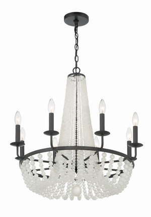Bella 8 Light Antique Gold Chandelier BLA-10668-GA