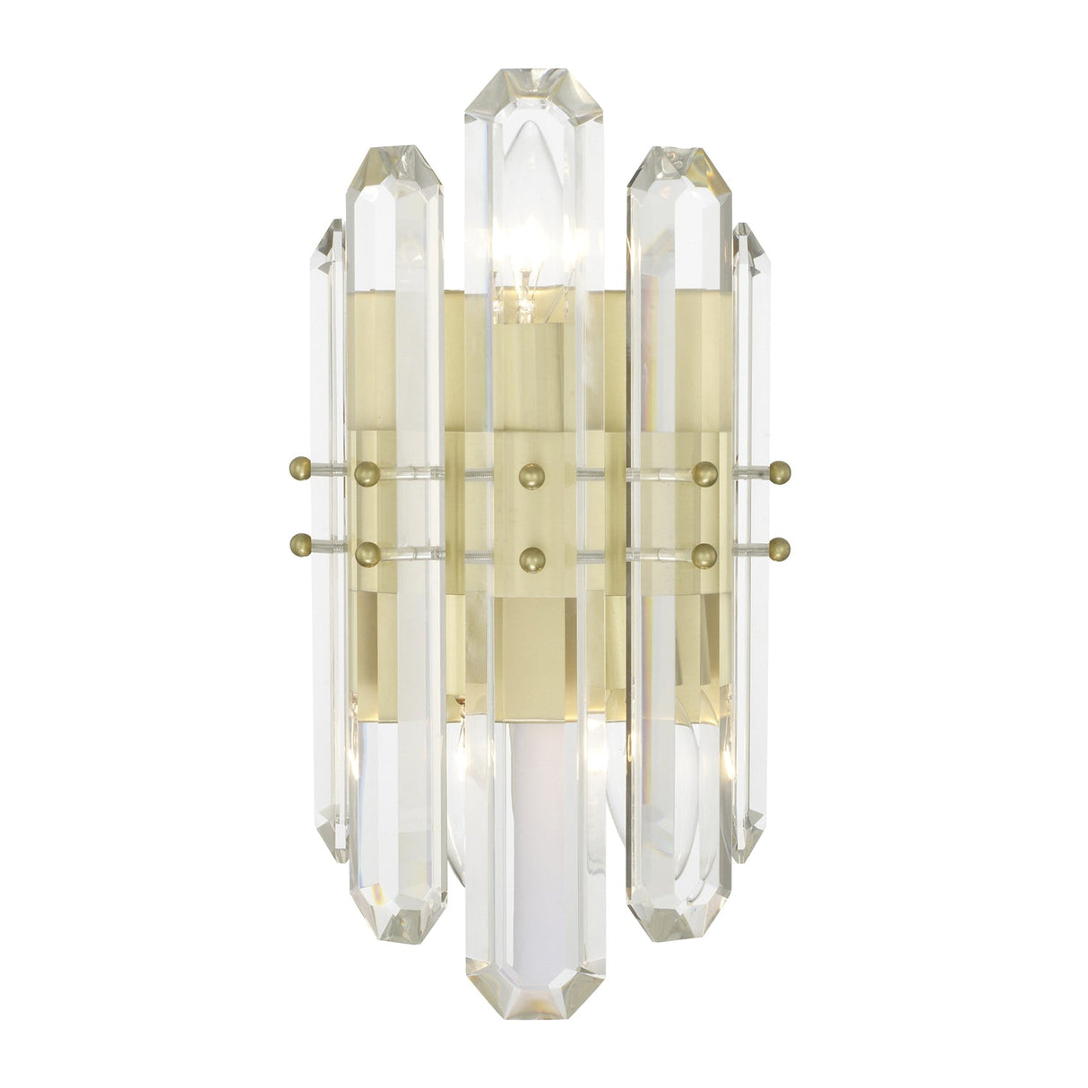 Bolton 2 Light Aged Brass Sconce BOL-8882-AG