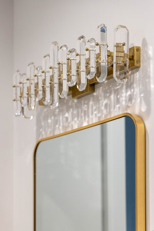 Bolton 3 Light Aged Brass Bathroom Vanity BOL-8883-AG
