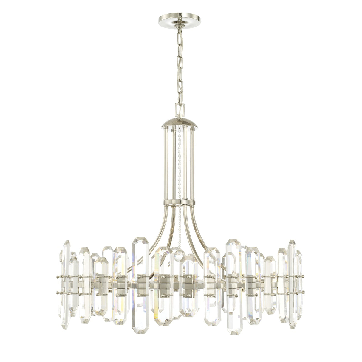 Bolton 12 Light Polished Nickel Chandelier BOL-8889-PN