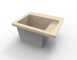 Hydro Systems DEL2126ATO-BIS DELICATE TOUCH 2126 AC - SINK ONLY - BISCUIT