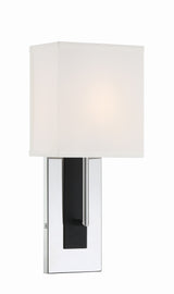 Brent 1 Light Polished Nickel Sconce BRE-A3631-PN