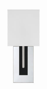 Brent 1 Light Polished Nickel Sconce BRE-A3631-PN