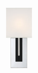 Brent 1 Light Polished Nickel Sconce BRE-A3631-PN