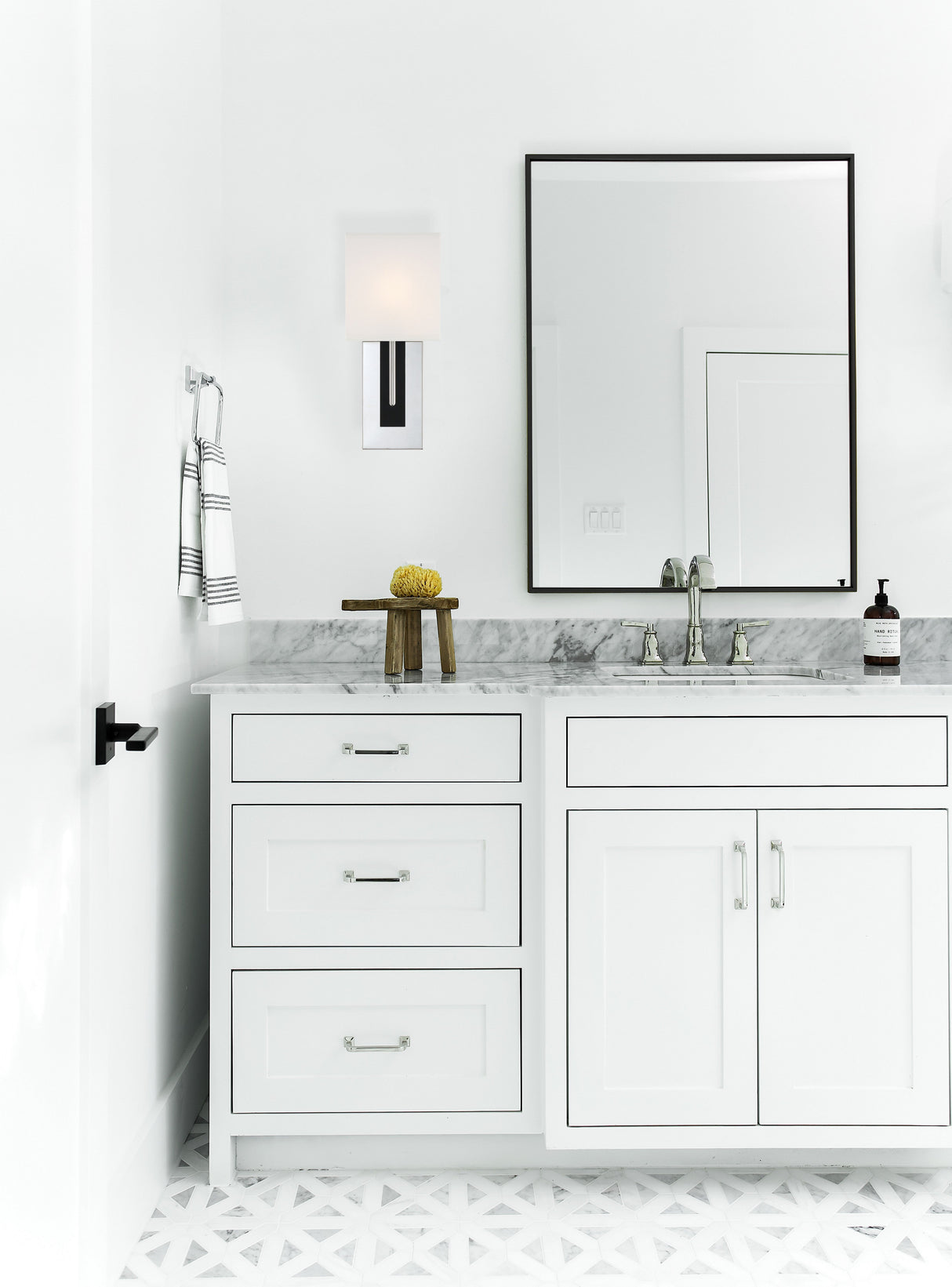 Brent 1 Light Polished Nickel Sconce BRE-A3631-PN