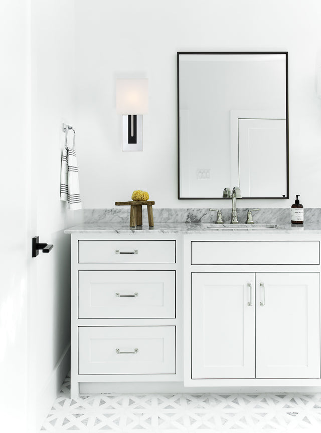 Brent 1 Light Polished Nickel Sconce BRE-A3631-PN
