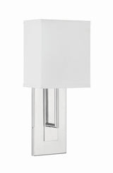 Brent 1 Light Polished Nickel Sconce BRE-A3631-PN