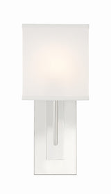 Brent 1 Light Polished Nickel Sconce BRE-A3631-PN