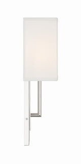 Brent 1 Light Polished Nickel Sconce BRE-A3631-PN