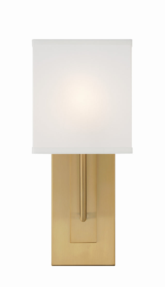 Brent 1 Light Polished Nickel Sconce BRE-A3631-PN