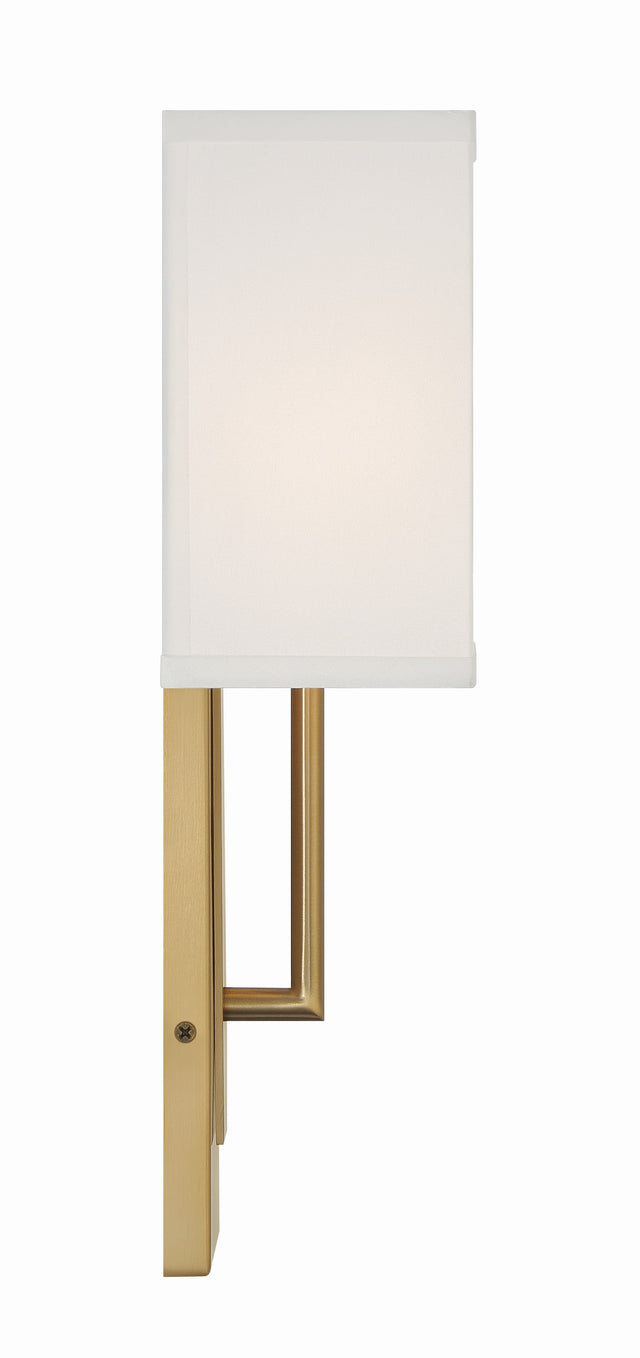Brent 1 Light Polished Nickel Sconce BRE-A3631-PN