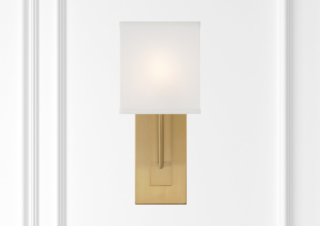 Brent 1 Light Polished Nickel Sconce BRE-A3631-PN