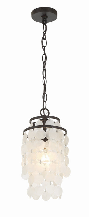 Brielle 1 Light Dark Bronze Mini Pendant BRI-3000-DB