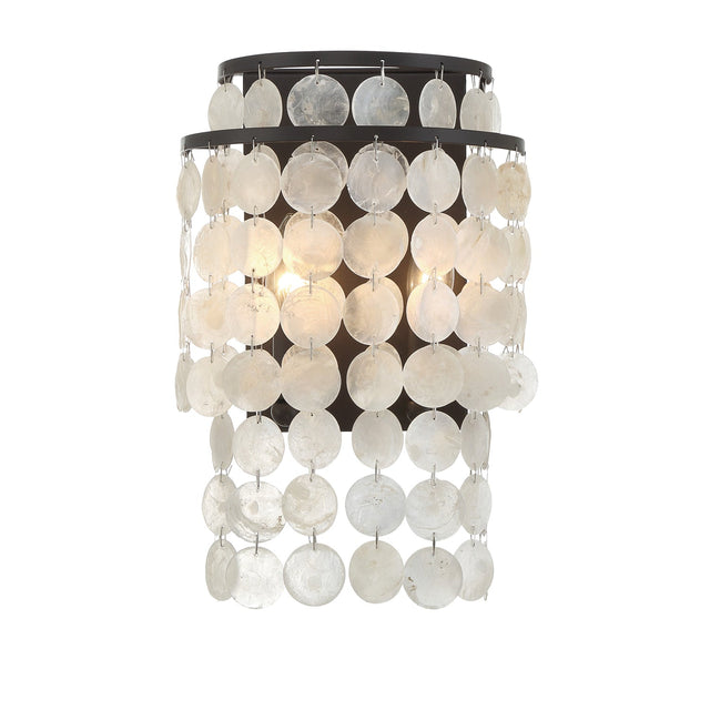 Brielle 2 Light Dark Bronze Sconce BRI-3002-DB