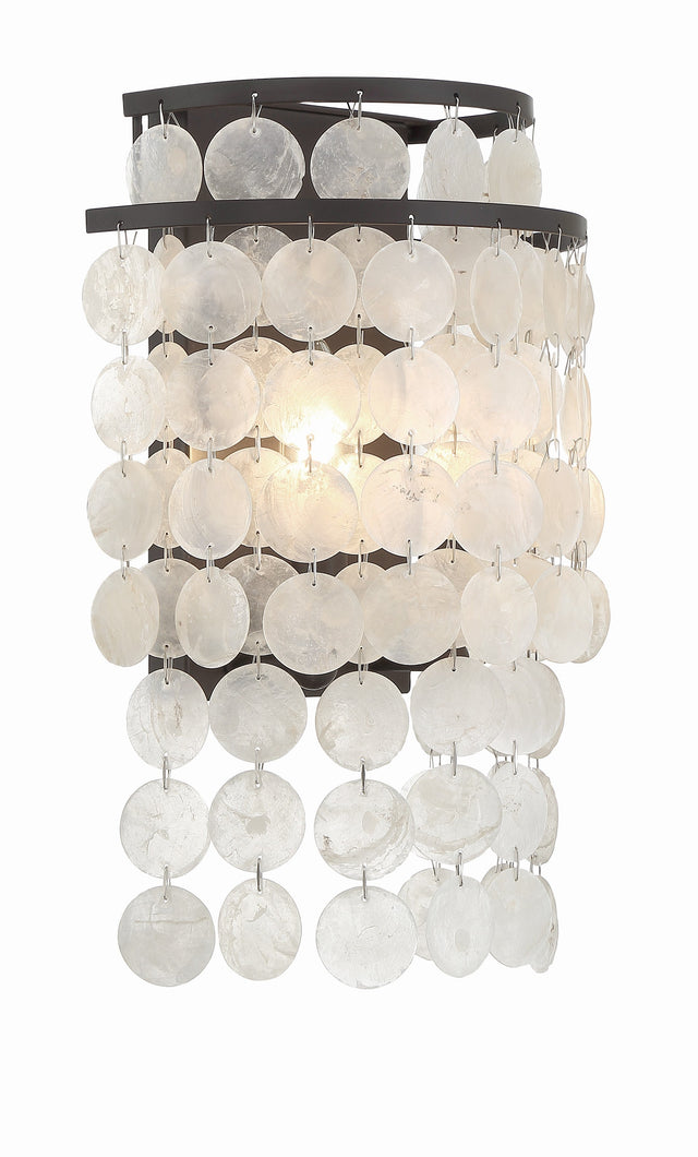 Brielle 2 Light Dark Bronze Sconce BRI-3002-DB