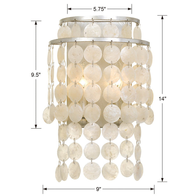 Brielle 2 Light Dark Bronze Sconce BRI-3002-DB