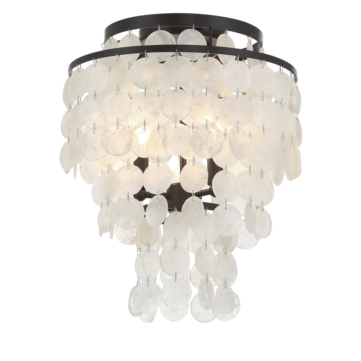 Brielle 3 Light Dark Bronze Flush Mount BRI-3003-DB