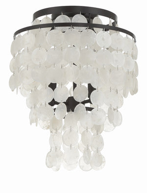 Brielle 3 Light Dark Bronze Flush Mount BRI-3003-DB