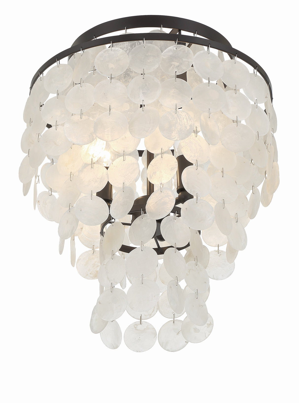 Brielle 3 Light Dark Bronze Flush Mount BRI-3003-DB