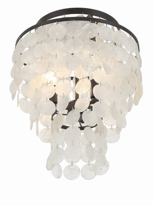 Brielle 3 Light Dark Bronze Flush Mount BRI-3003-DB