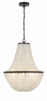 Brielle 6 Light Dark Bronze Chandelier BRI-3006-DB