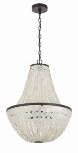 Brielle 6 Light Dark Bronze Chandelier BRI-3006-DB