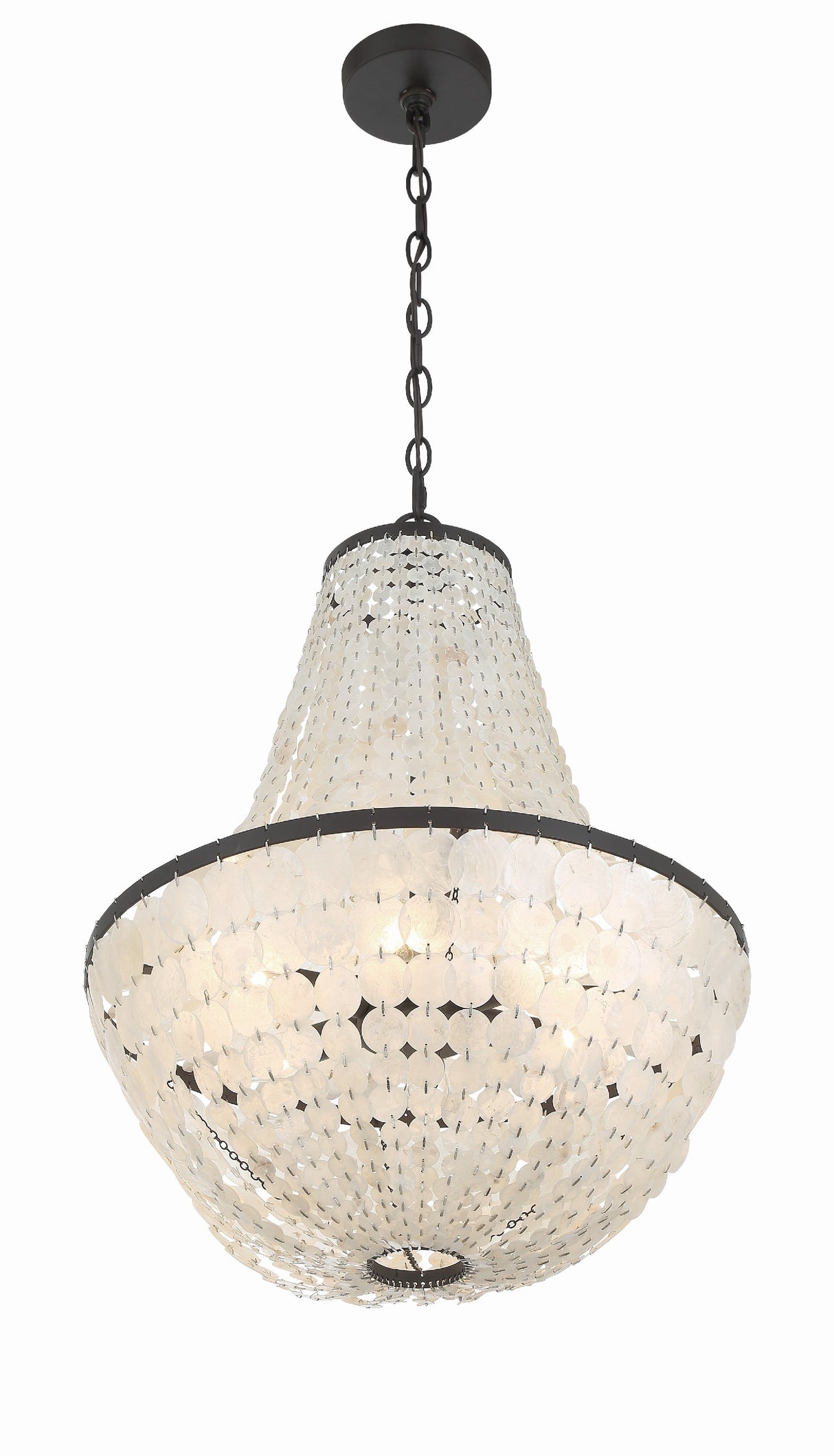 Brielle 6 Light Dark Bronze Chandelier BRI-3006-DB