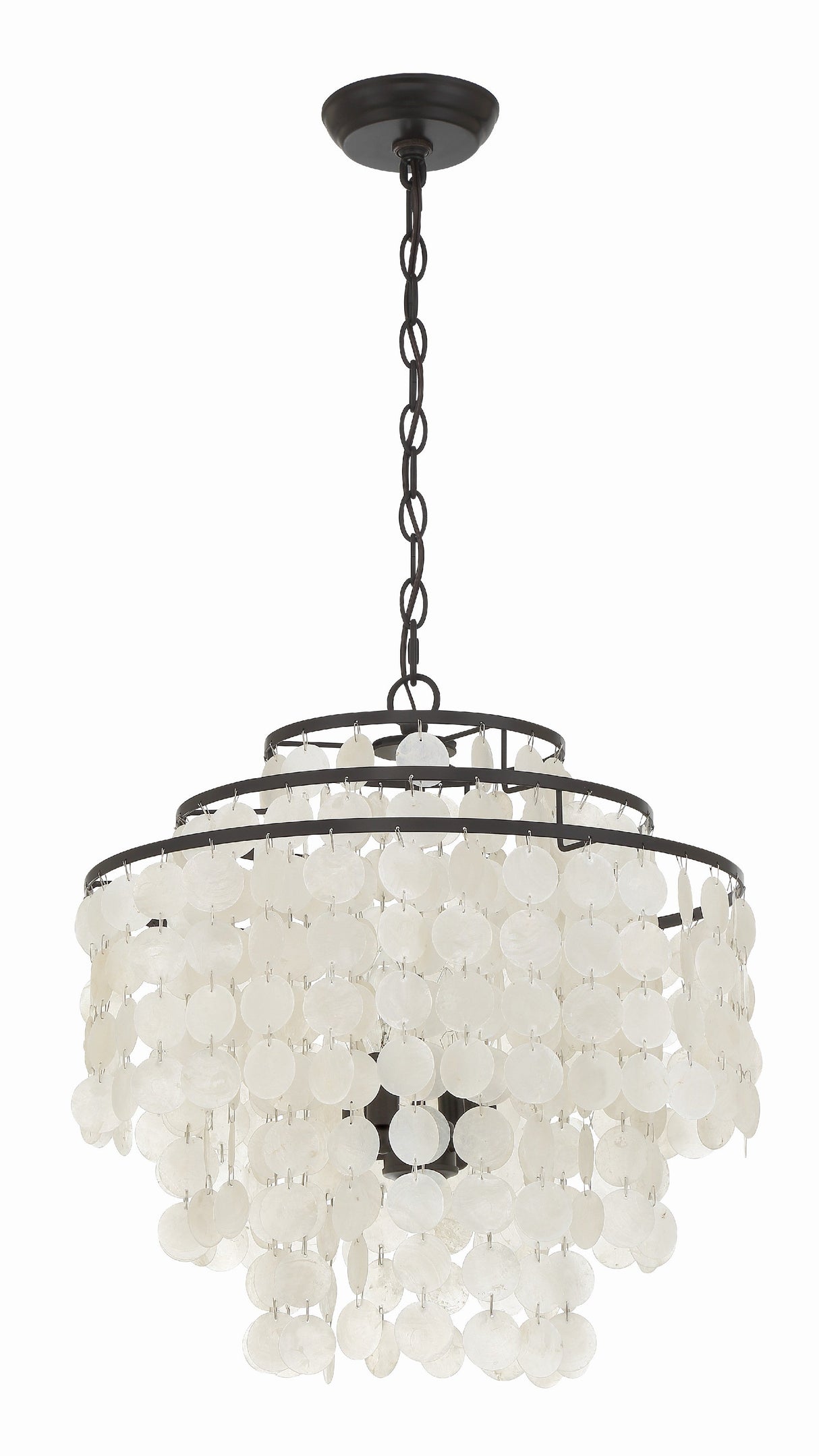 Brielle 4 Light Dark Bronze Chandelier BRI-3008-DB