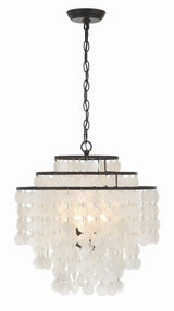 Brielle 4 Light Dark Bronze Chandelier BRI-3008-DB