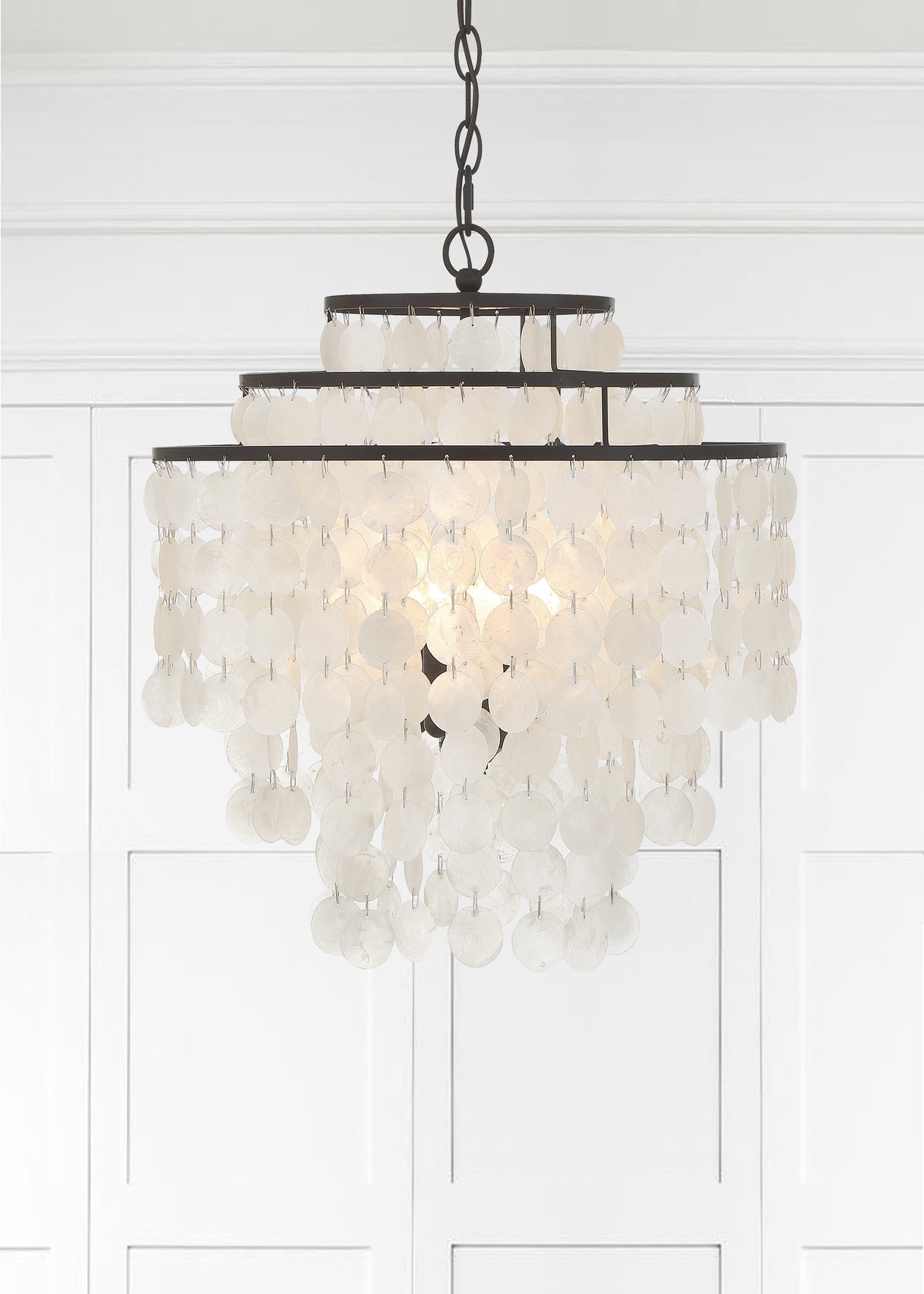 Brielle 4 Light Dark Bronze Chandelier BRI-3008-DB