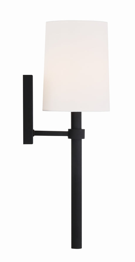 Bromley 1 Light Black Forged Sconce BRO-451-BF