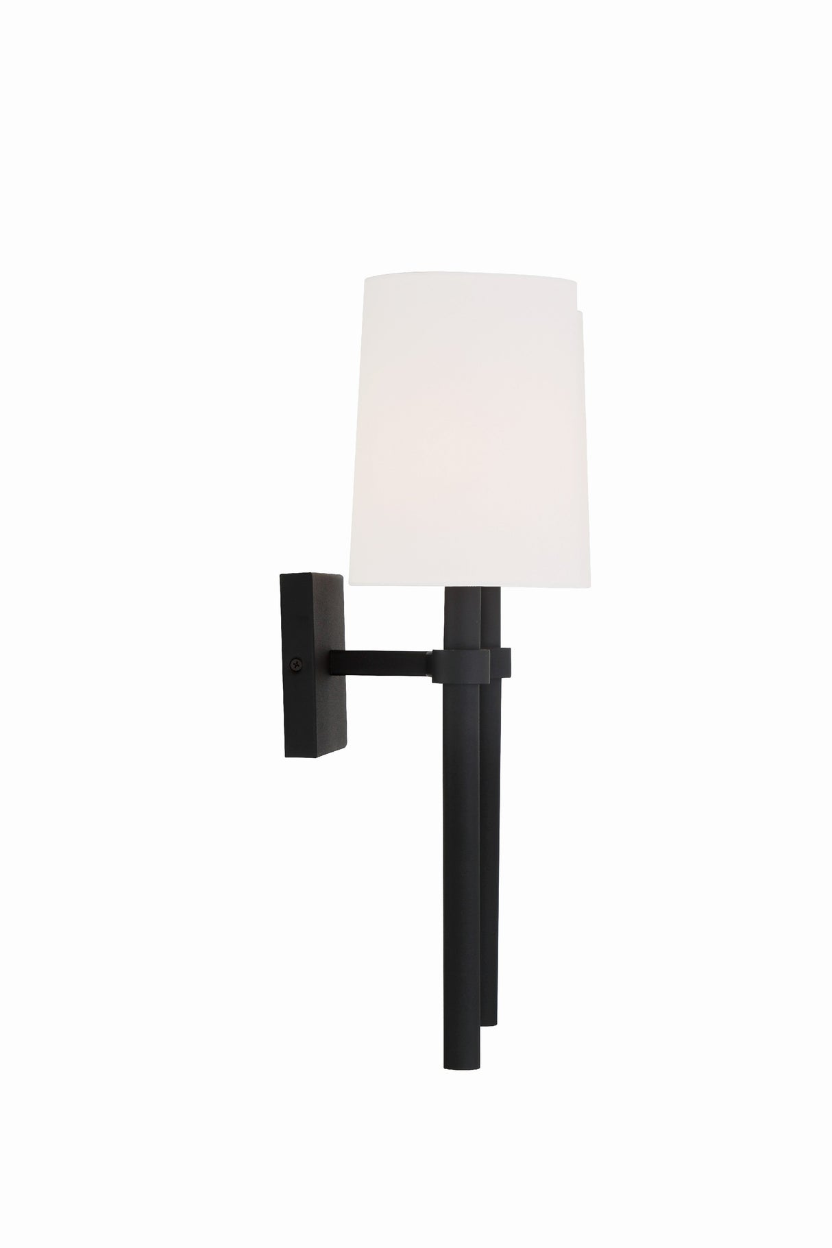 Bromley 2 Light Black Forged Sconce BRO-452-BF