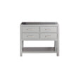 Avanity Brooks 42 in. Vanity Only in Chilled Gray finish