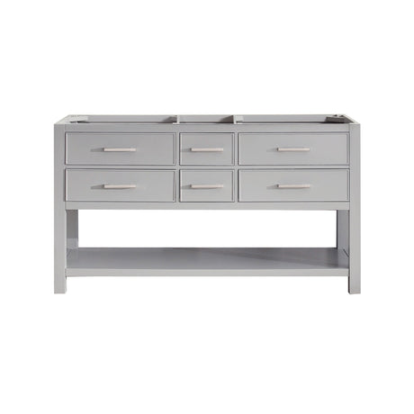 Avanity Brooks 60 in. Vanity Only in Chilled Gray finish
