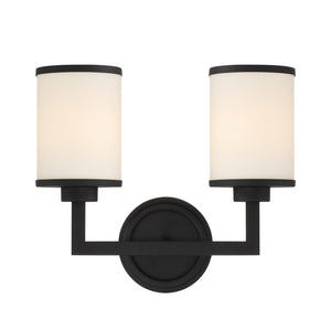 Bryant 2 Light Black Forged Sconce BRY-8002-BF