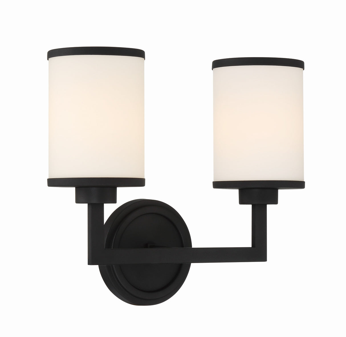 Bryant 2 Light Black Forged Sconce BRY-8002-BF