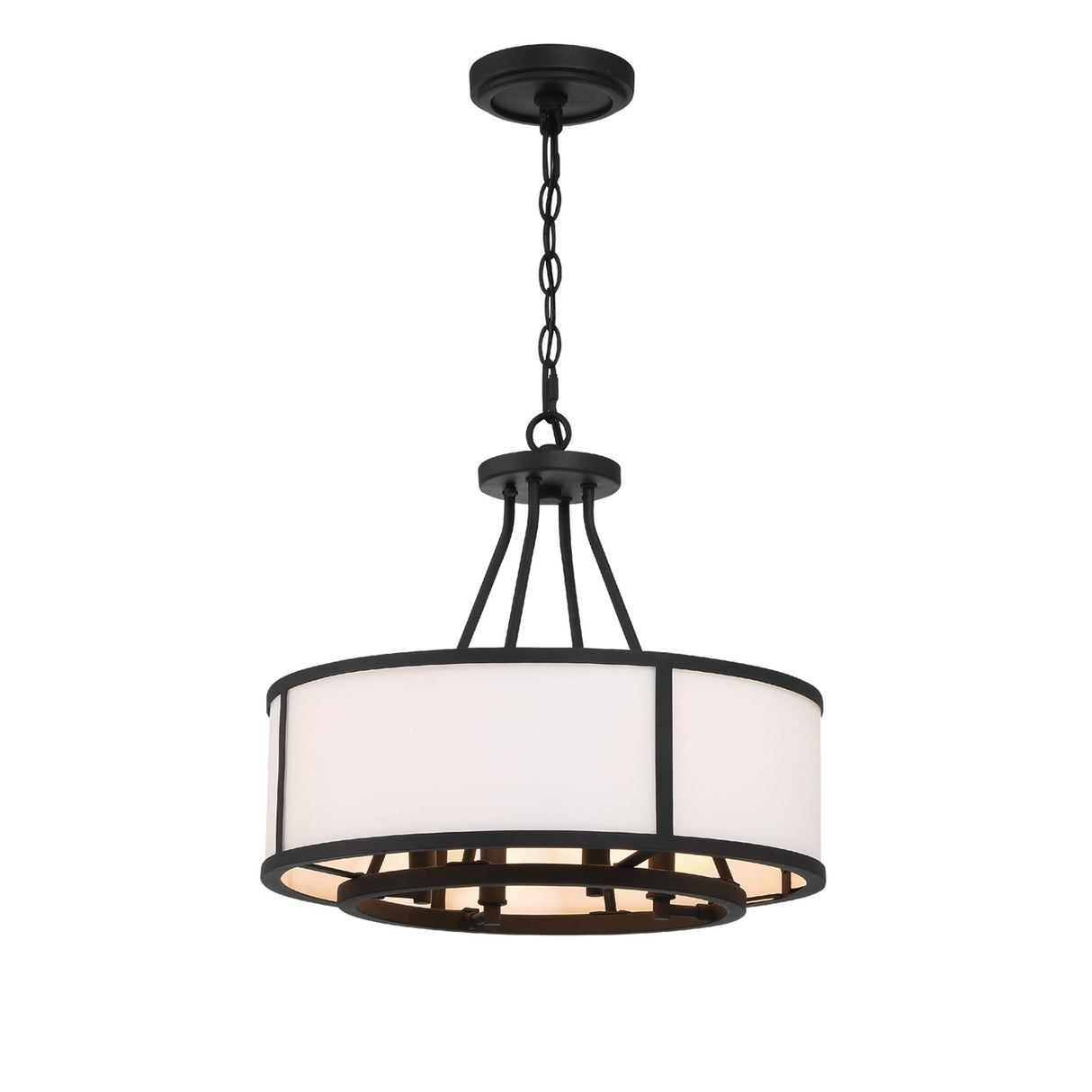 Bryant 4 Light Black Forged Chandelier BRY-8004-BF